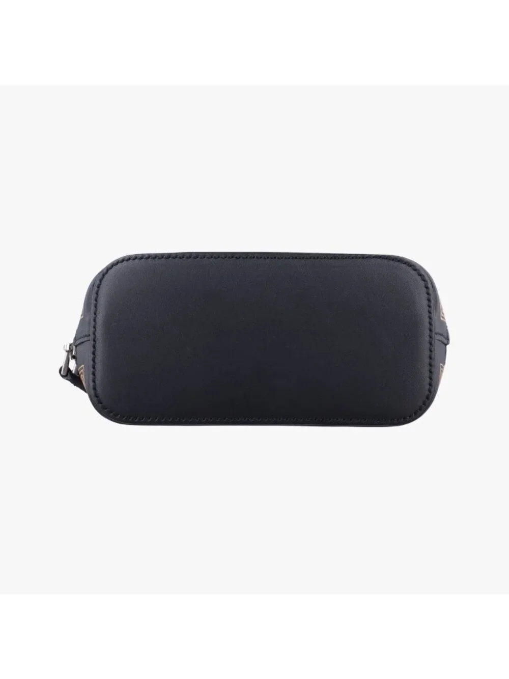 Gucci Sega Collaboration Guccy Print Black Leather Shoulder Bag